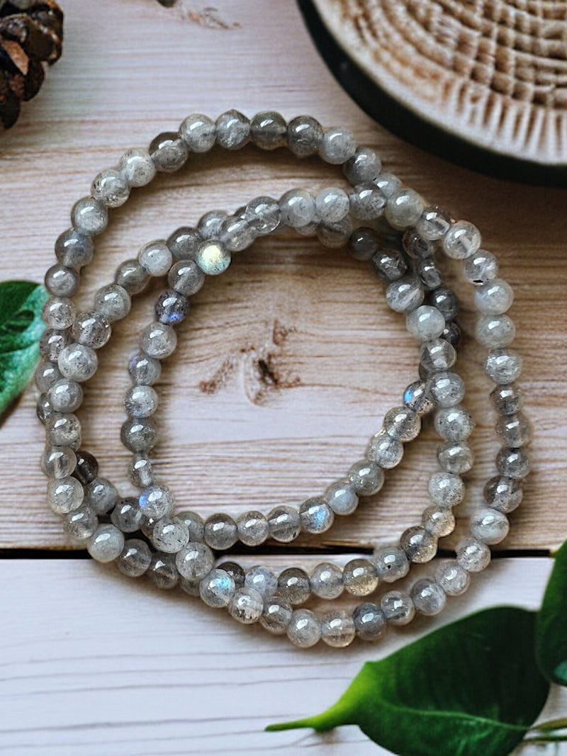 Bracelet Labradorite perles 6mm