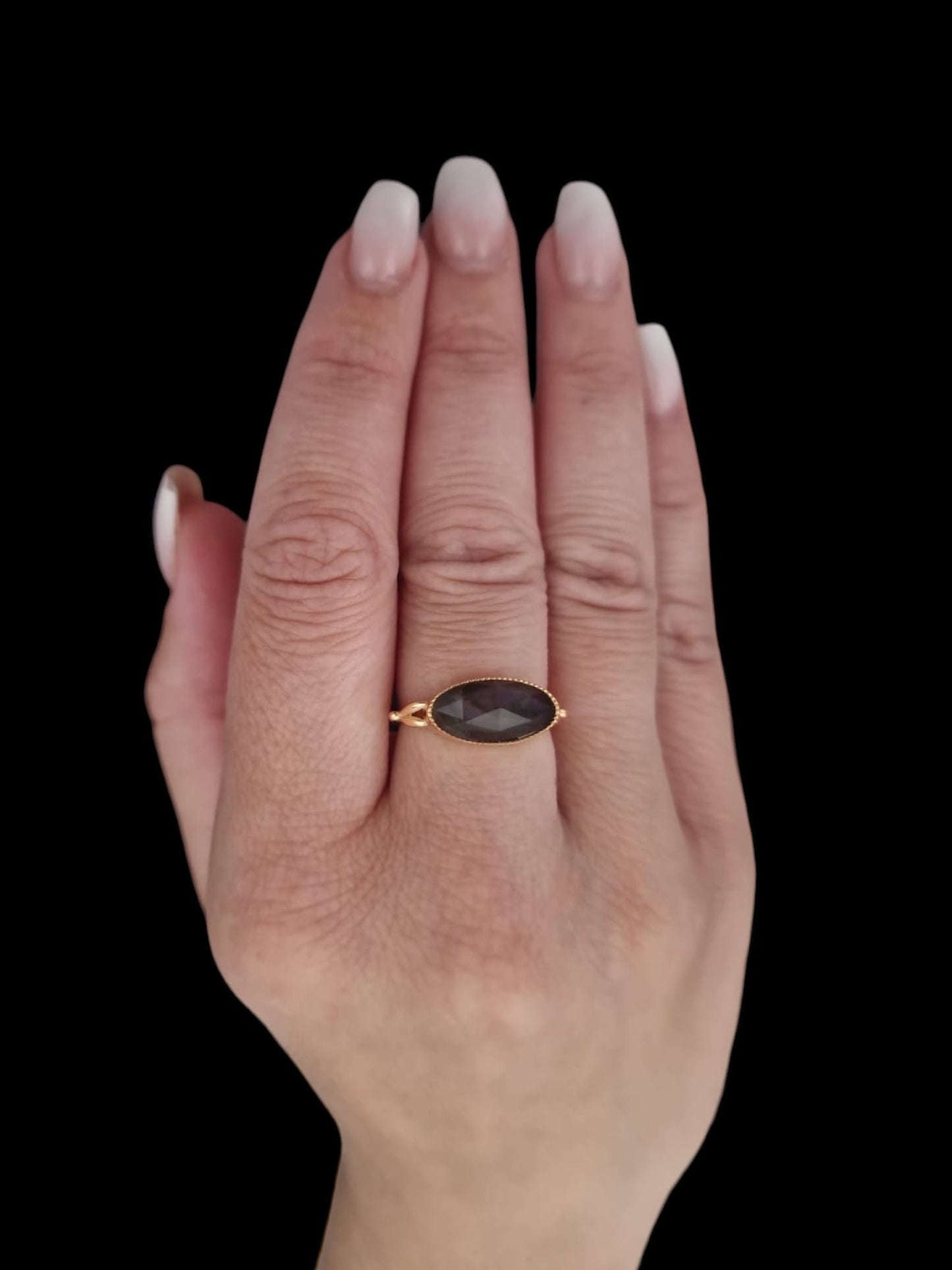 Bague Labradorite Ovale